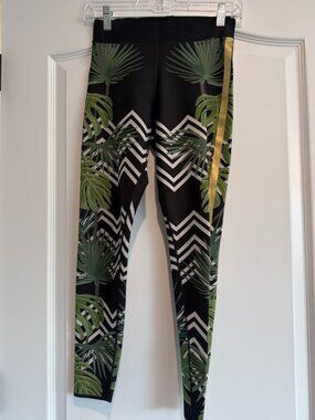 Ultracor X Soulcycle | Ulta High Leggings Palm Print | Size Small